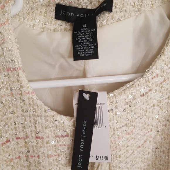 NWT Classy sequin fringe shell - Picture 3 of 5